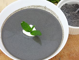 Fekete szezámleves és fekete szezámsó recept vegán bulkshop növényi alapú plantbased